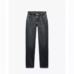 ZARA…. ZW COLLECTION STRAIGHT LOW-RISE JEANS